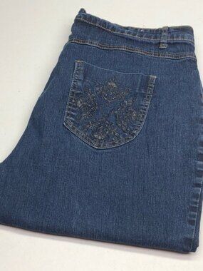 JEANBAY HIGH-RISE CAPRI JEANS 18Wx18 ⭐️